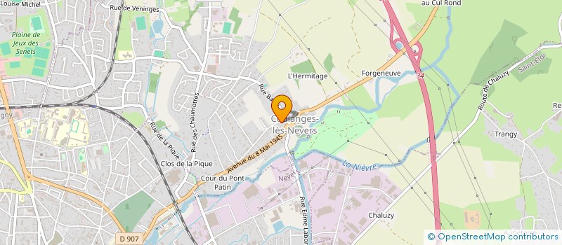 localisation de l'entreprise DAVIMOPI à COULANGES-LES-NEVERS