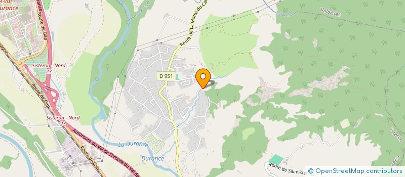 localisation de l'entreprise DAVIN ET FILS à SISTERON
