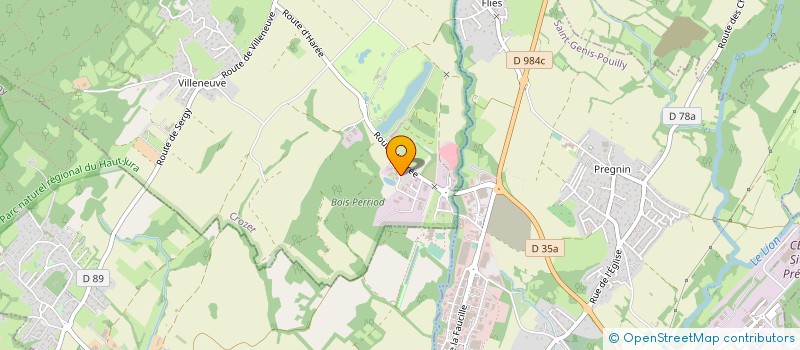 localisation de l'entreprise DAVINCHET à CROZET