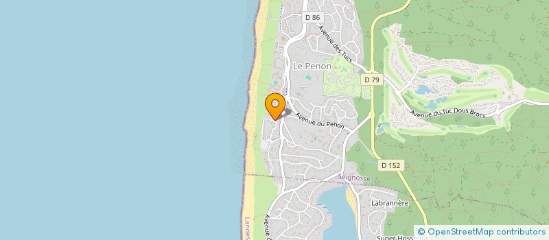 localisation de l'entreprise DAVINE BUTHOD BENJAMIN LAPLACE  SEIGNOSSE