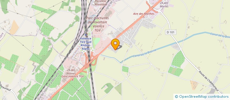 localisation de l'entreprise DAVINFOR  ALIXAN