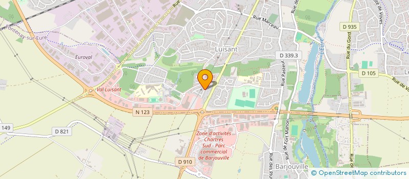 localisation de l'entreprise DAVION TRADE à LUISANT