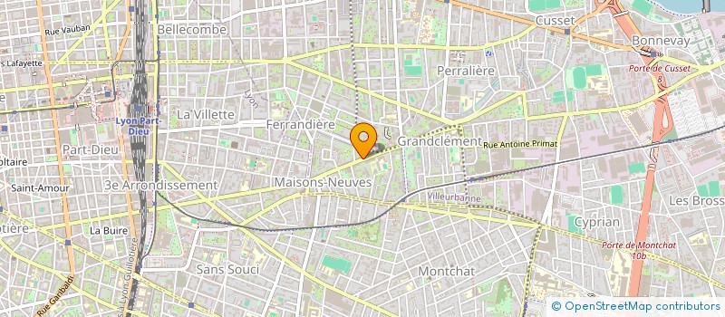 localisation de l'entreprise DAVIOT GROUP  VILLEURBANNE