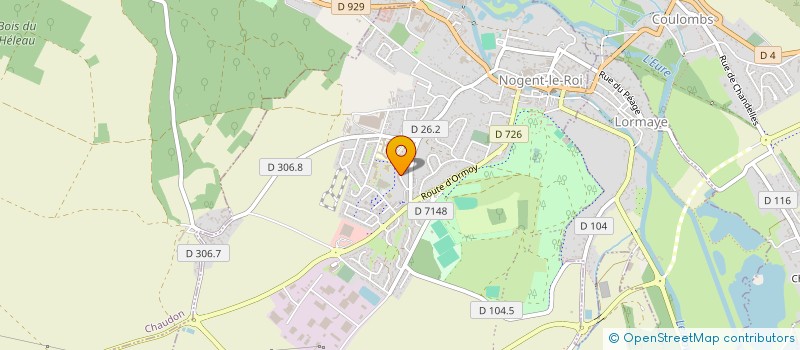 localisation de l'entreprise DAVIP BATIMENT à NOGENT-LE-ROI