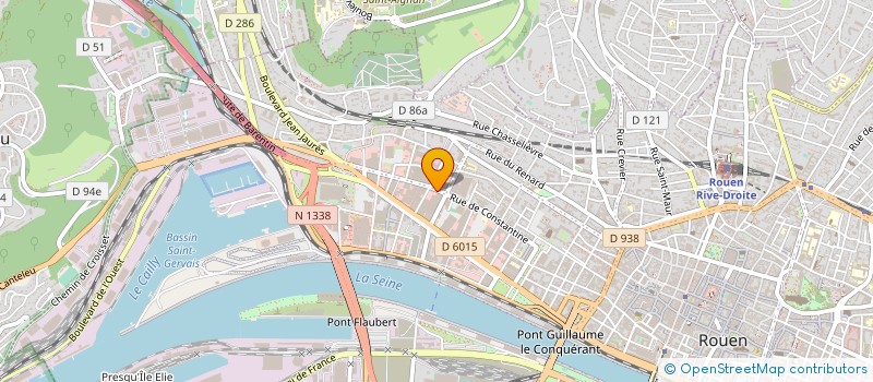 localisation de l'entreprise DAVIS 76 à ROUEN