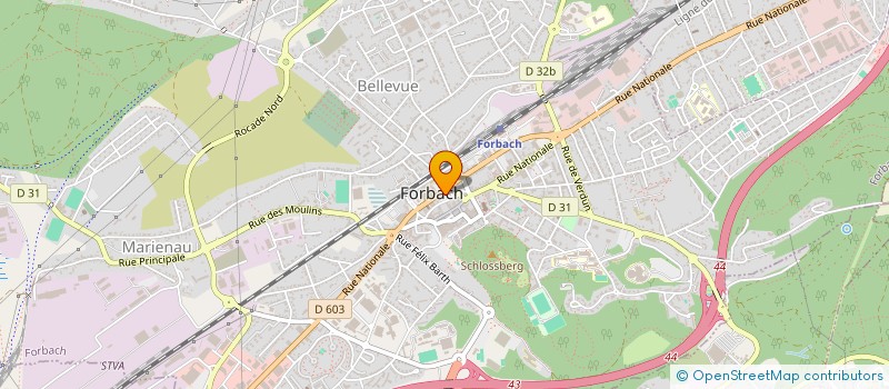 localisation de l'entreprise DAVIS CONSULTING  FORBACH