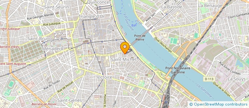 localisation de l'entreprise DAVISA à BORDEAUX
