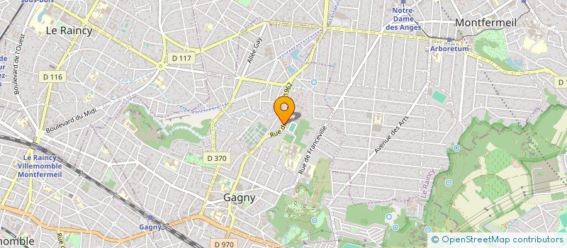 localisation de l'entreprise DAVITECH  GAGNY