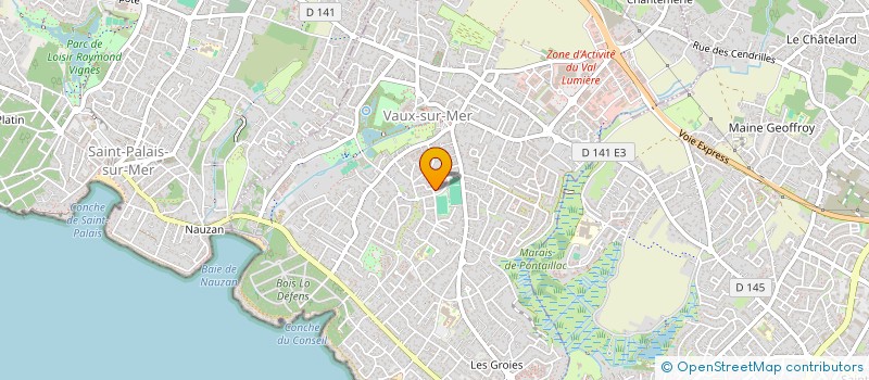 localisation de l'entreprise DAVIVA  VAUX-SUR-MER