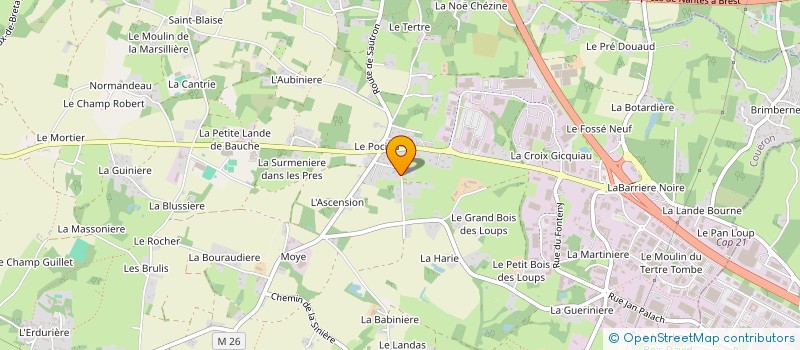 localisation de l'entreprise DAVKA IMMOS à COUERON