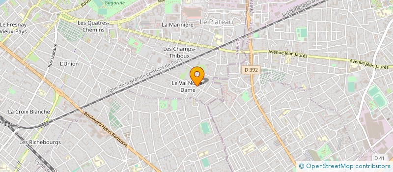 localisation de l'entreprise DAVKAR  SARTROUVILLE