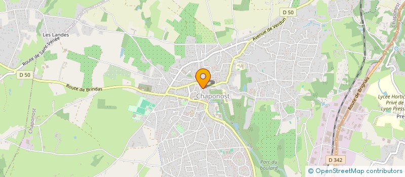 localisation de l'entreprise DAVLAM  CHAPONOST