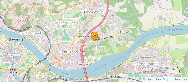 localisation de l'entreprise DAVLIA à BAYONNE