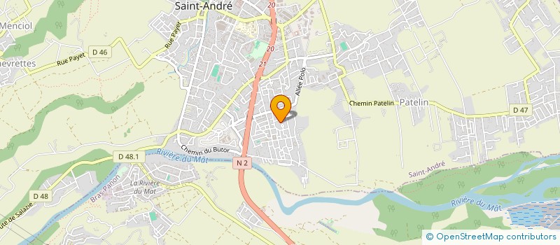 localisation de l'entreprise DAVLIL à SAINT-ANDRE