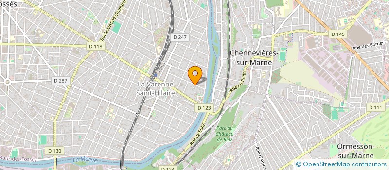 localisation de l'entreprise DAVLOR IMMO à SAINT-MAUR-DES-FOSSES