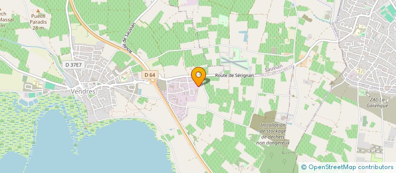 localisation de l'entreprise DAVMARIE  VENDRES