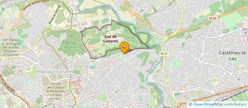 localisation de l'entreprise DAVOBLANC à MONTPELLIER