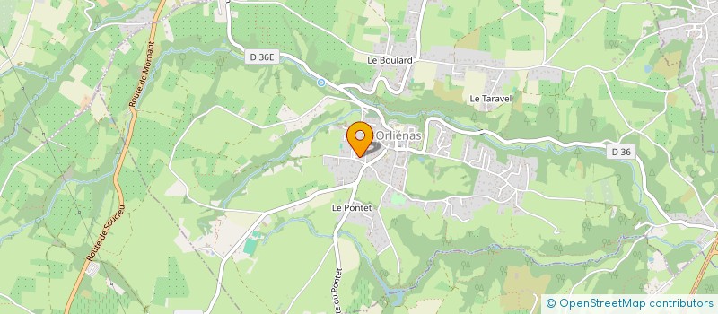 localisation de l'entreprise DAVOC ARA  ORLIENAS