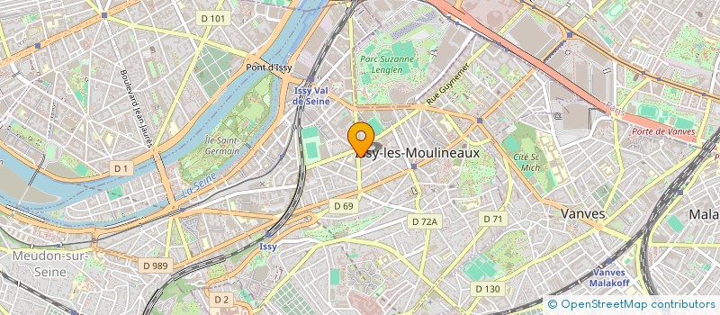 localisation de l'entreprise DAVOINE-HO à ISSY-LES-MOULINEAUX