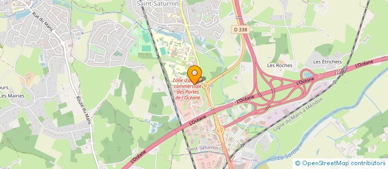 localisation de l'entreprise DAVOINE HOLDING  SAINT-SATURNIN