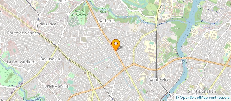 localisation de l'entreprise DAVOINE SERVICE à NANTES