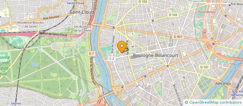 localisation de l'entreprise DAVOLBAG à BOULOGNE-BILLANCOURT