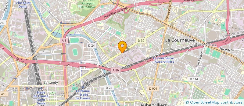 localisation de l'entreprise DAVONORE à PANTIN