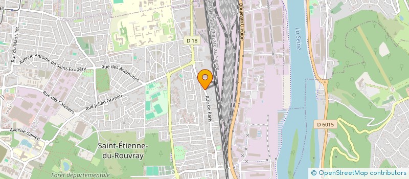 localisation de l'entreprise DAVOURY-LEPINAY  SAINT-ETIENNE-DU-ROUVRAY