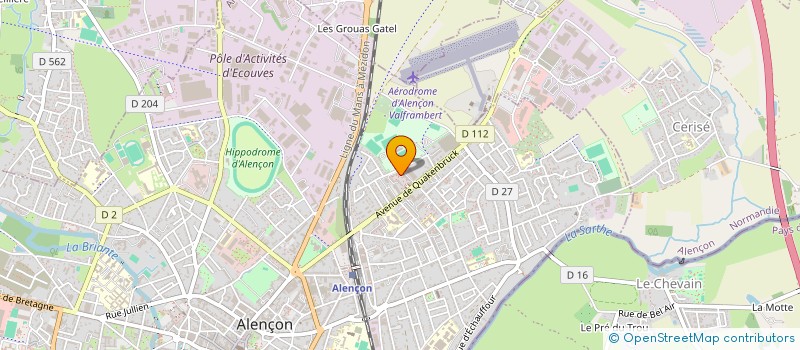 localisation de l'entreprise DAVOUST à ALENCON