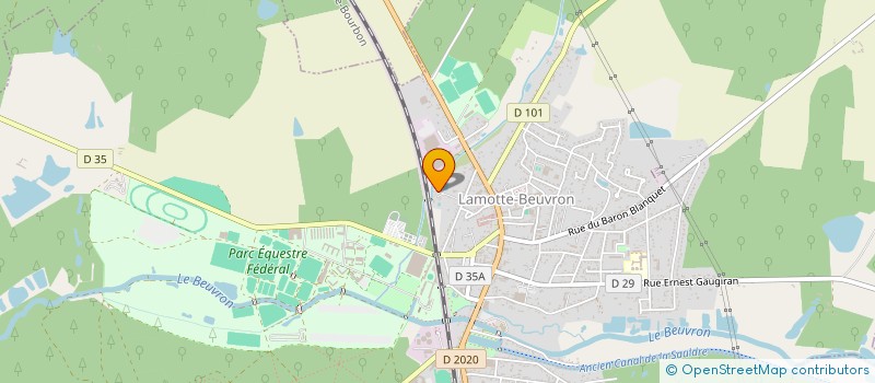 localisation de l'entreprise DAVOUST AGENCEMENT à LAMOTTE-BEUVRON