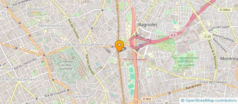 localisation de l'entreprise DAVOUT AUDITION  PARIS