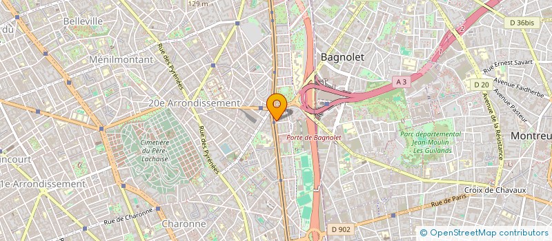 localisation de l'entreprise DAVOUT NEGOCE  PARIS