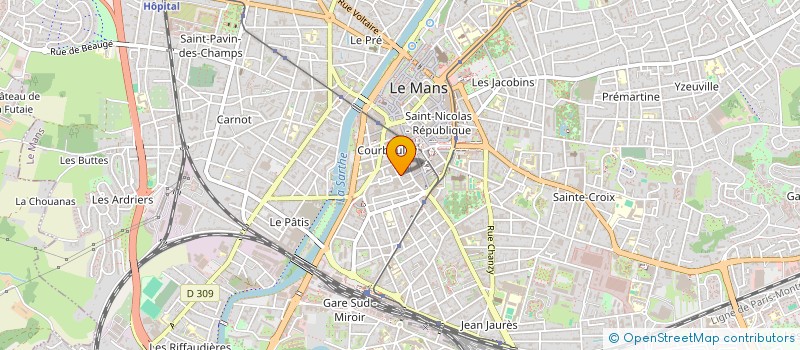 localisation de l'entreprise DAVOY à LE MANS