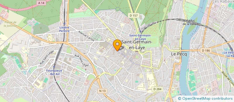 localisation de l'entreprise DAVRAF à SAINT-GERMAIN-EN-LAYE