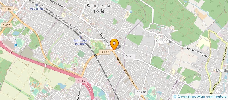 localisation de l'entreprise DAVRIL CONDORCET  SAINT-LEU-LA-FORET