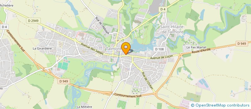 localisation de l'entreprise DAVRILLE LES ESSARTS à TALMONT-SAINT-HILAIRE