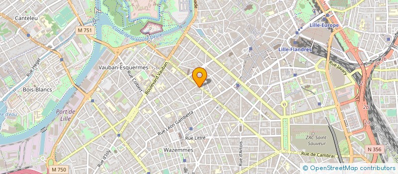 localisation de l'entreprise DAVRO à LILLE