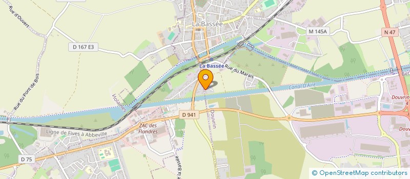 localisation de l'entreprise DAVROUT à HAISNES