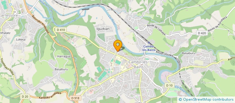 localisation de l'entreprise DAVRUBSO à CAMBO-LES-BAINS