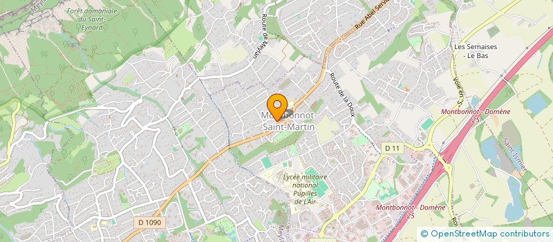 localisation de l'entreprise DAVSEG  MONTBONNOT-SAINT-MARTIN