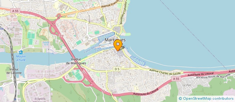 localisation de l'entreprise DAVSO à MARTIGUES