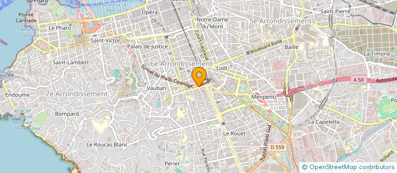 localisation de l'entreprise DAVSO à MARSEILLE