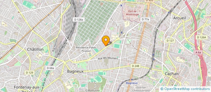 localisation de l'entreprise DAVY COACHING  BAGNEUX