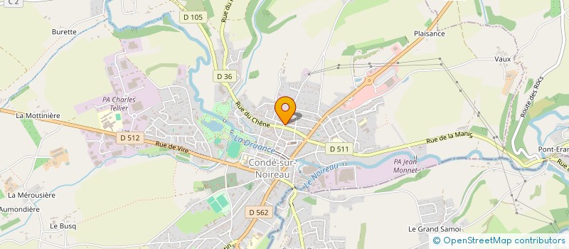 localisation de l'entreprise DAVY HABITAT  CONDE-EN-NORMANDIE