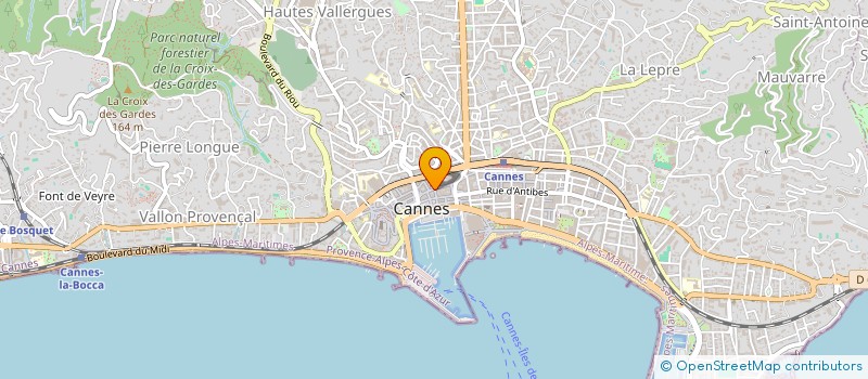localisation de l'entreprise DAVY KELLY à CANNES