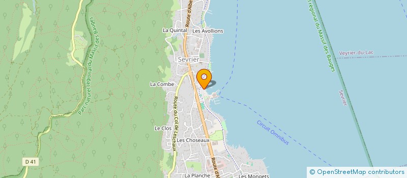 localisation de l'entreprise DAVYVE à SEVRIER