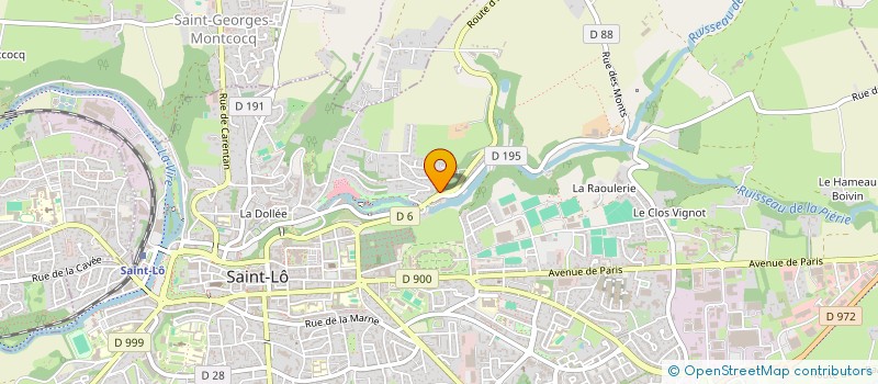 localisation de l'entreprise DAW IMMOBILIER  LE MESNIL-ROUXELIN