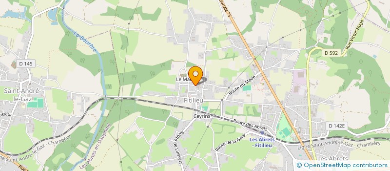 localisation de l'entreprise DAWAP  LES ABRETS-EN-DAUPHINE