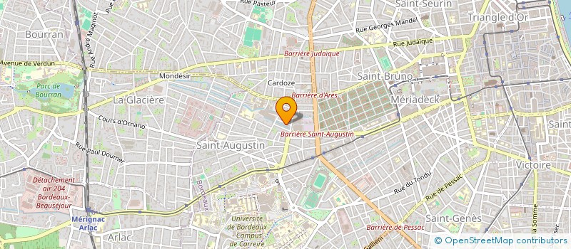 localisation de l'entreprise DAWI  BORDEAUX