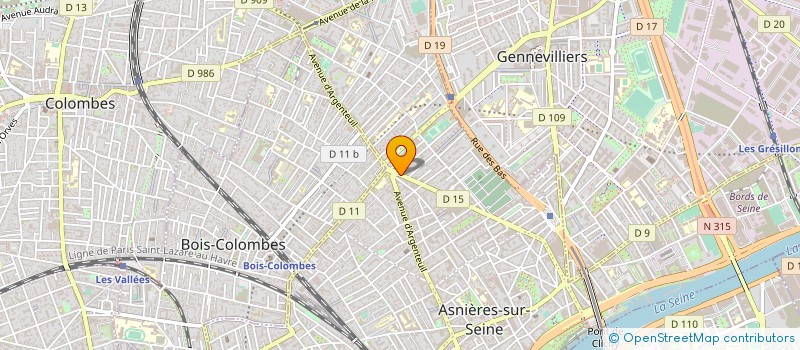 localisation de l'entreprise DAWID CONCEPT à ASNIERES-SUR-SEINE